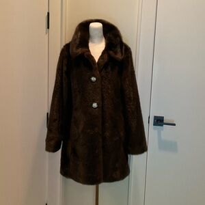 Kate Spade Dark Brown Teddy Jacket